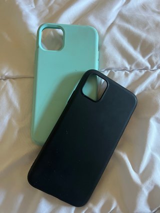Fundas para iPhone color menta y negro  iphone 11
