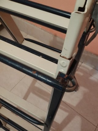 Escalera telescópica multifunción de acero
