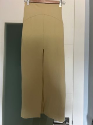 Falda Larga Zara Amarilla