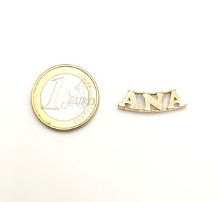 Colgante Nombre ANA de oro de 18k, 1.5 g.