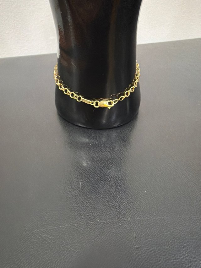 Pulsera esclava oro 18k para grabar