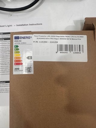 4 Focos Proyectores LED 200W 5000K