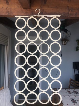soporte plegable para pañuelos y bufandas