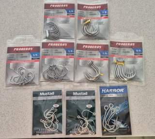Anzuelos de pesca Proberos y Mustad