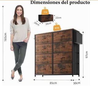 Cómoda 8 cajones