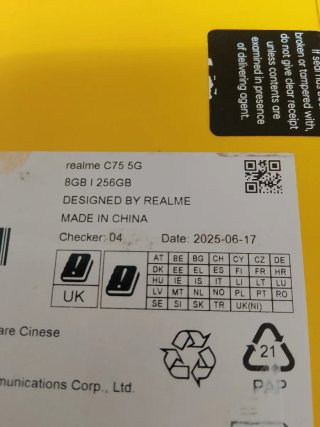 Realme C75 5G Nuevo 8ram 256gb