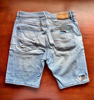 Pull and Bear Vaqueros Rotos Azules streetwear