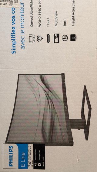 Monitor Philips E-line 34" Ultra Wide LCD Monitor
