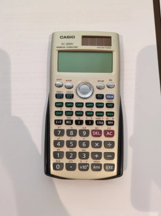 Calculadora Financiera Casio FC-200V - EFPA / EFA
