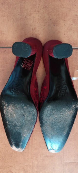 Zapatos de fiesta Pons Quintana rojos