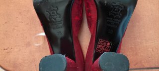 Zapatos de fiesta Pons Quintana rojos