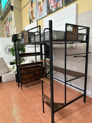 Litera juvenil con escritorio y USB