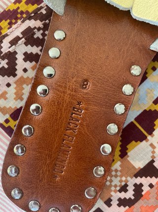 Sandalias H de piel de Black Flamingo