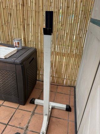 Soporte de pesas y 2 Discos de pesas de 20 kg