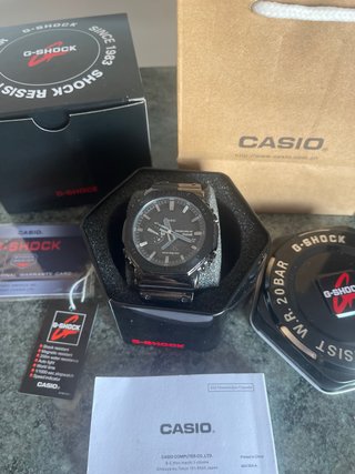 Reloj Casio G-Shock GM-B2100 Acero Negro