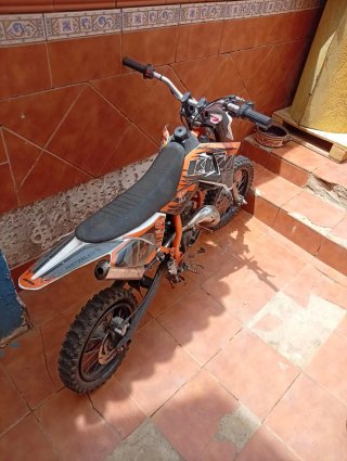 KTM Motocross Manual Naranja/Negra