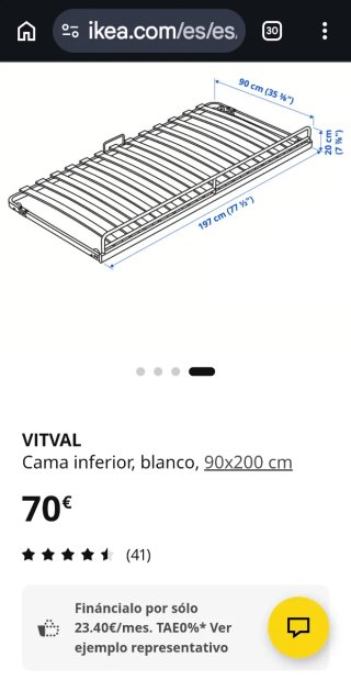 Somier Deslizable Bajo Cama Metálico