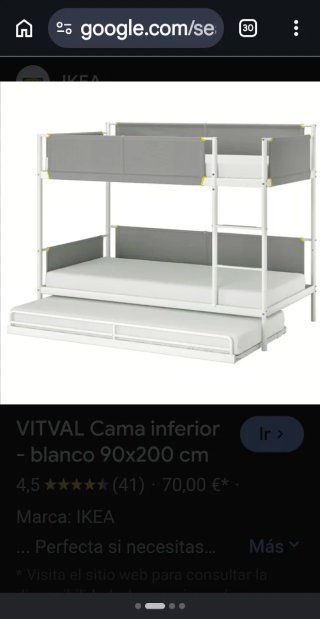 Somier Deslizable Bajo Cama Metálico