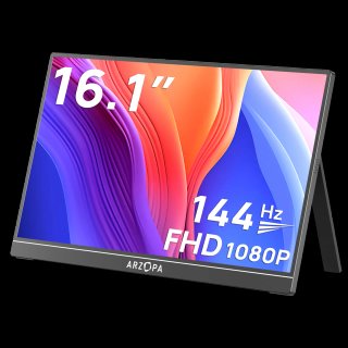 Monitor Portátil ARZOPA 144Hz 16.1 FHD