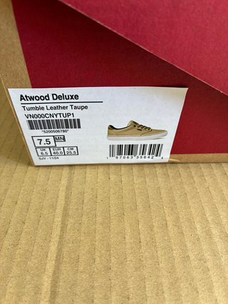 Vans Atwood Deluxe Beige Crema Nuevas