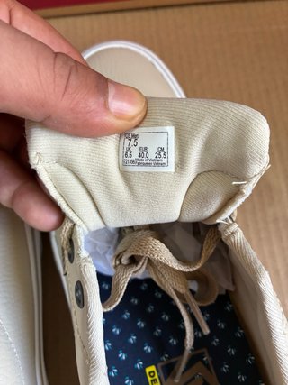 Vans Atwood Deluxe Beige Crema Nuevas