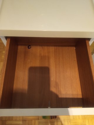 Cajonera cómoda mesilla blanca