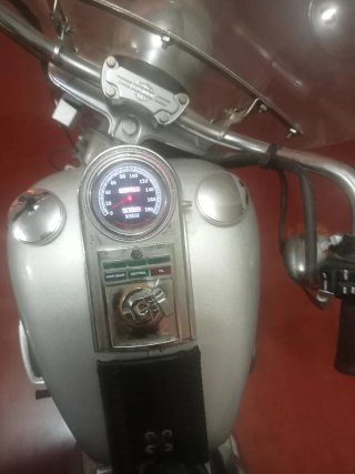 Maqueta Harley Davidson Plata