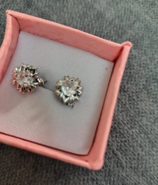 Pendientes de plata con circonitas