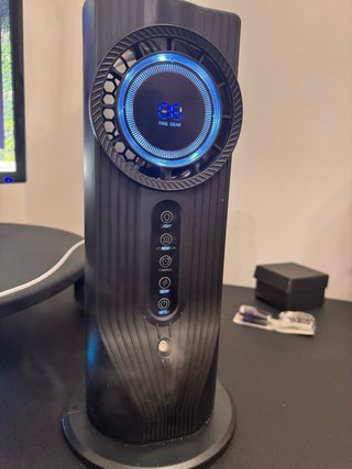 Ventilador Escritorio Humidificador Luz LED