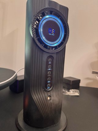 Ventilador Escritorio Humidificador Luz LED