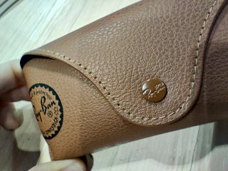 Custodia originale Ray-Ban marrone nuova