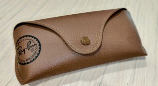 Custodia originale Ray-Ban marrone nuova