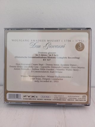 CD Don Giovanni Mozart 3CD