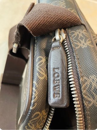 Bandolera Loewe Marrón/Negro Original