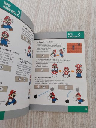 MANUAL SUPER MARIO ALL STAR SPAGNOLO SUPER NINTENDO