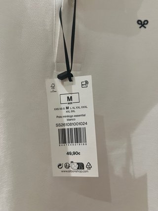 Polo Silbon Blanco Talla M