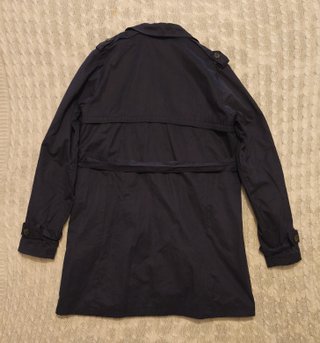 Gabardina azul Lefties mujer
