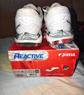 Zapatillas Joma Padel/Tenis Blancas y Rojas