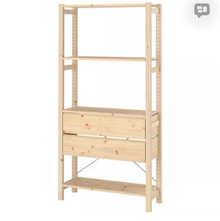 Estantería IVAR de madera Ikea