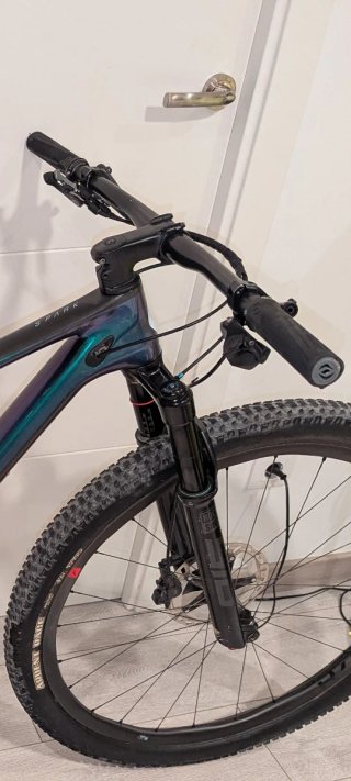 Conjunto  manillar carbono + Potencia syncros