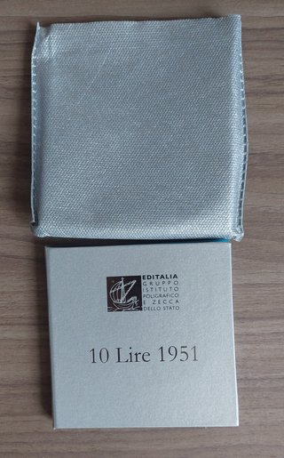 Lingottini 10 Lire 1951