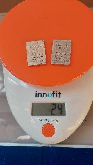 Lingottini 10 Lire 1951