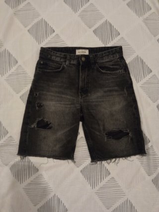 Pull&Bear Nuevo Pantalón Corto Negro