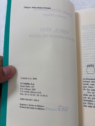Popol Vuh antiguas leyendas del Quiché