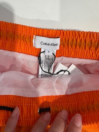 Costume da bagno Calvin Klein arancione S