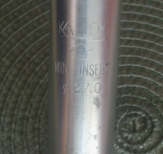 Tija de sillín de aluminio bicicleta clásica