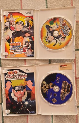 2 Juegos Naruto Clash of Ninja Revolution WII