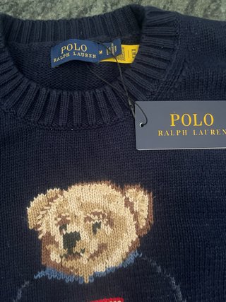 Jersey Polo Ralph Lauren Oso Bandera USA Talla M