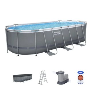 Piscina Desmontable tubular Oval 549 x274x122