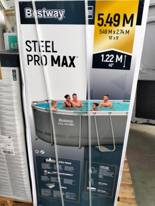 Piscina Desmontable tubular Oval 549 x274x122